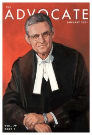 The Honourable Lance Finch, Q.C., O.B.C.